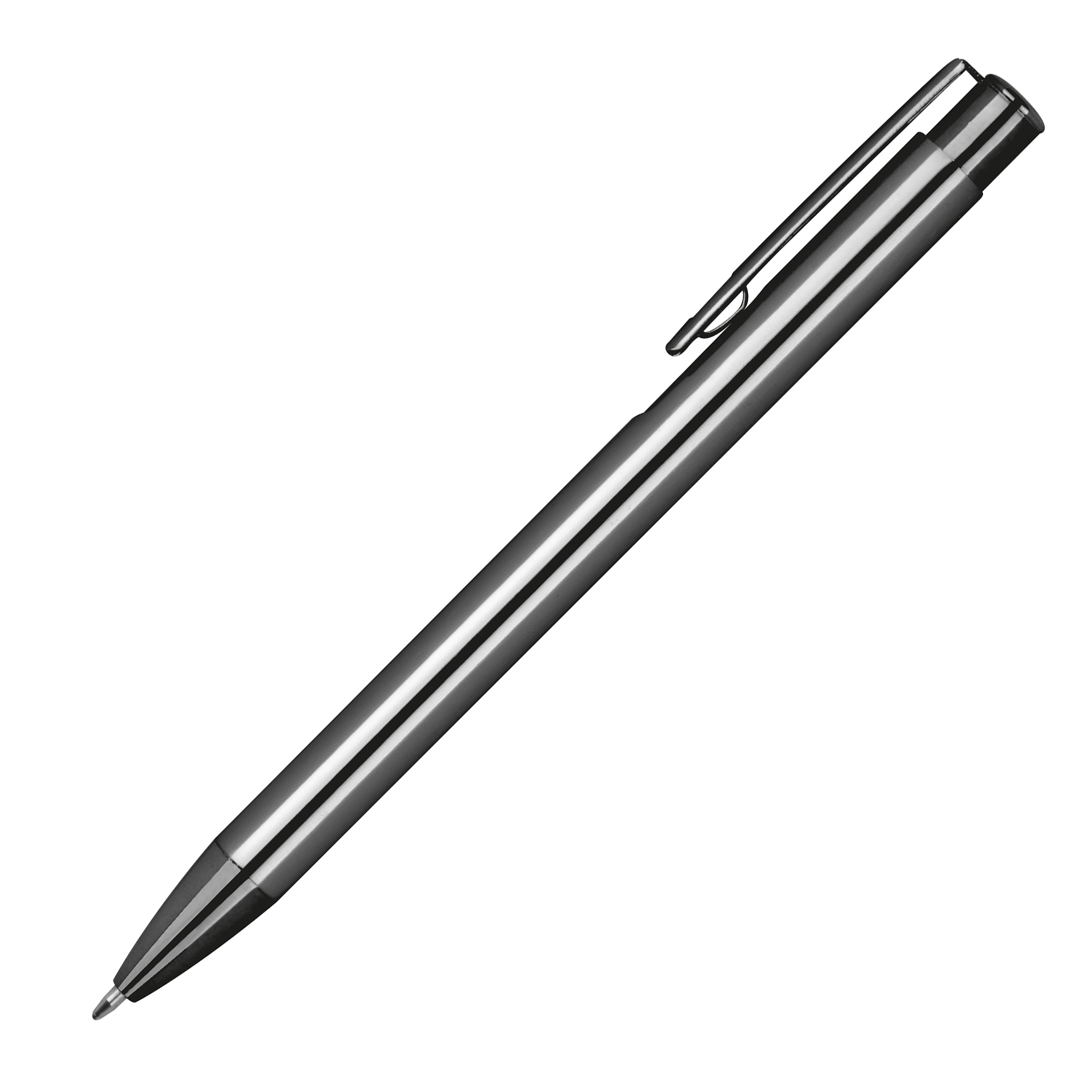 Stylo en aluminium coul. métalliques MELANIA - 2