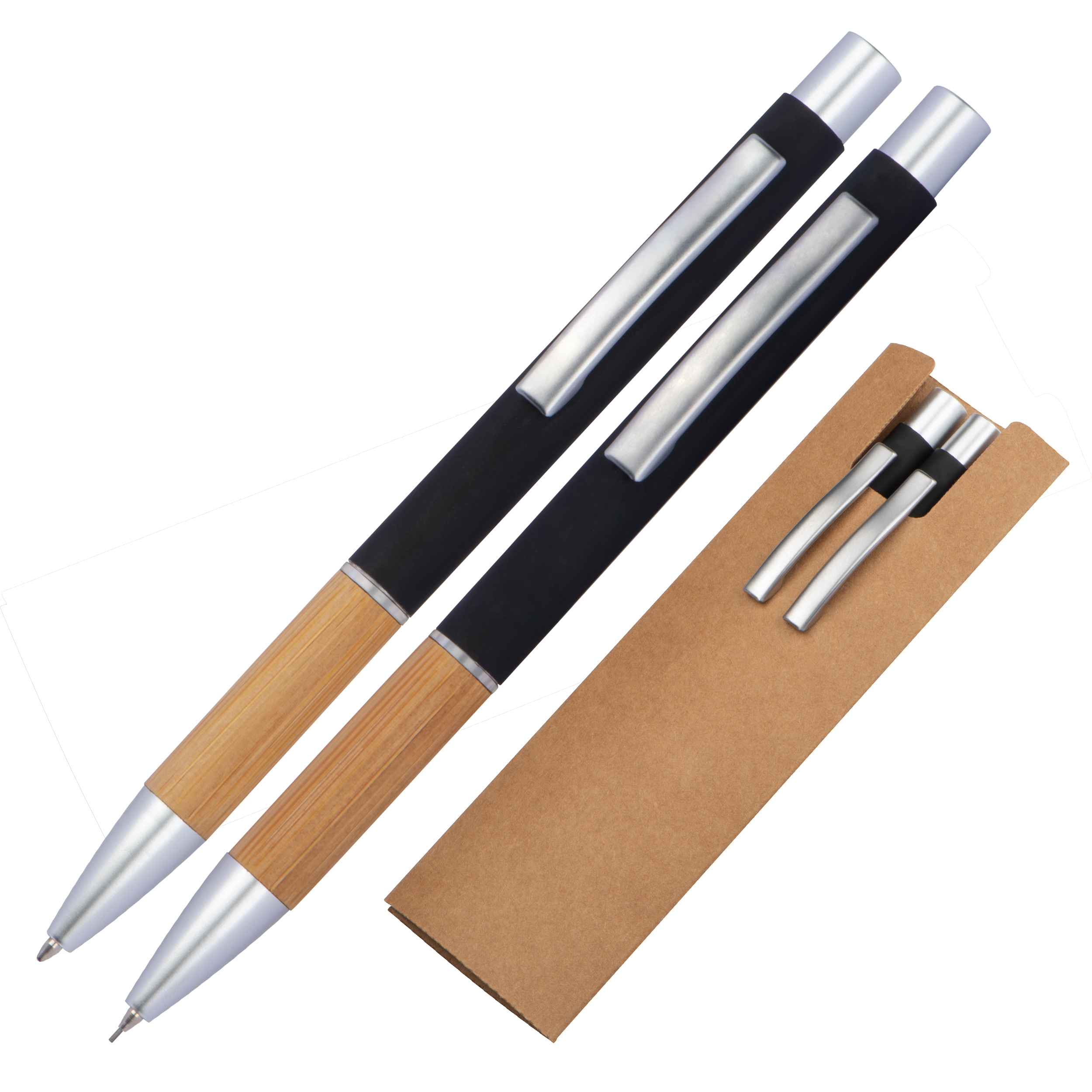 Set décriture stylo à bille et crayon IZABELA - 1