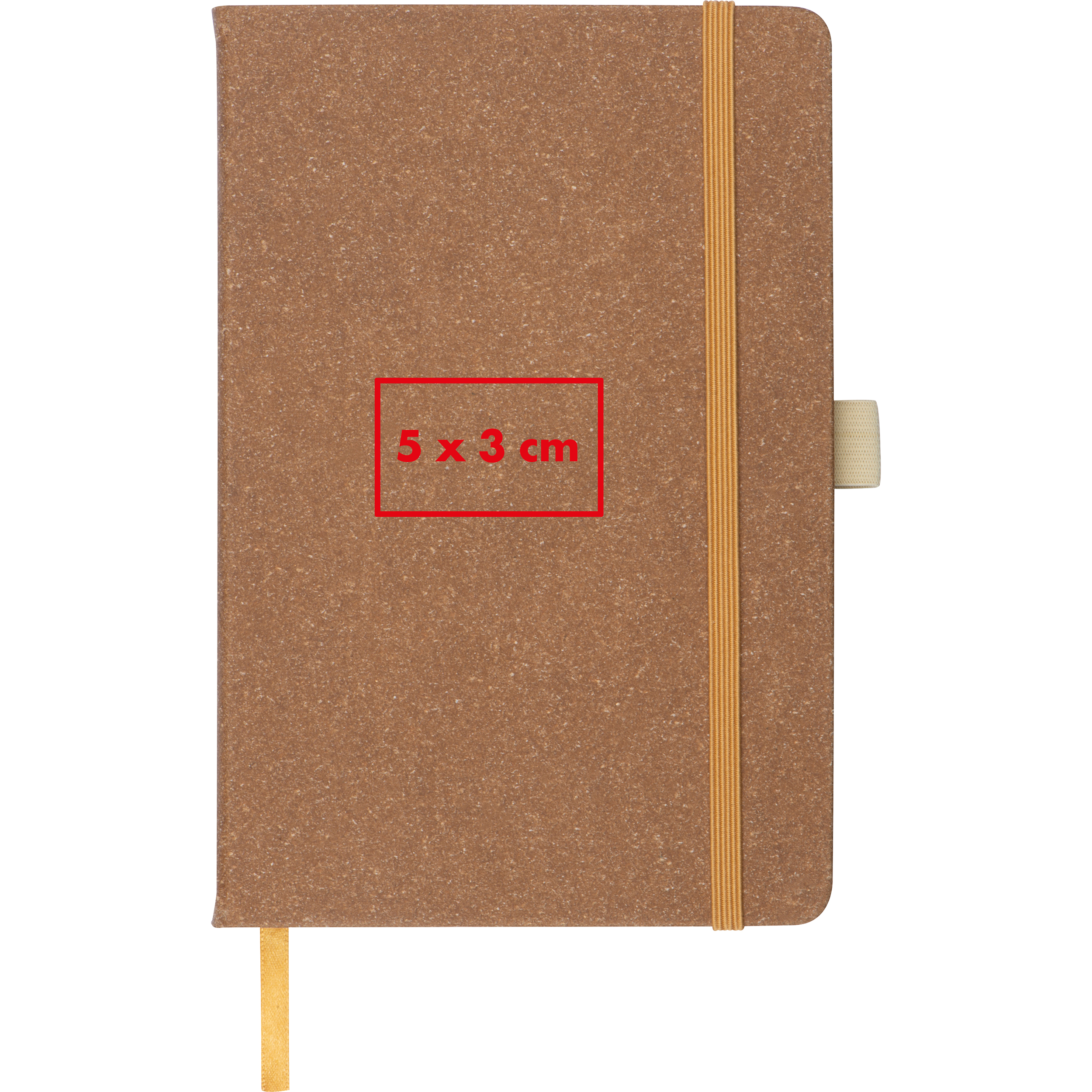 Carnet A5 avec couverture en cuir recyclé TRACY - 4