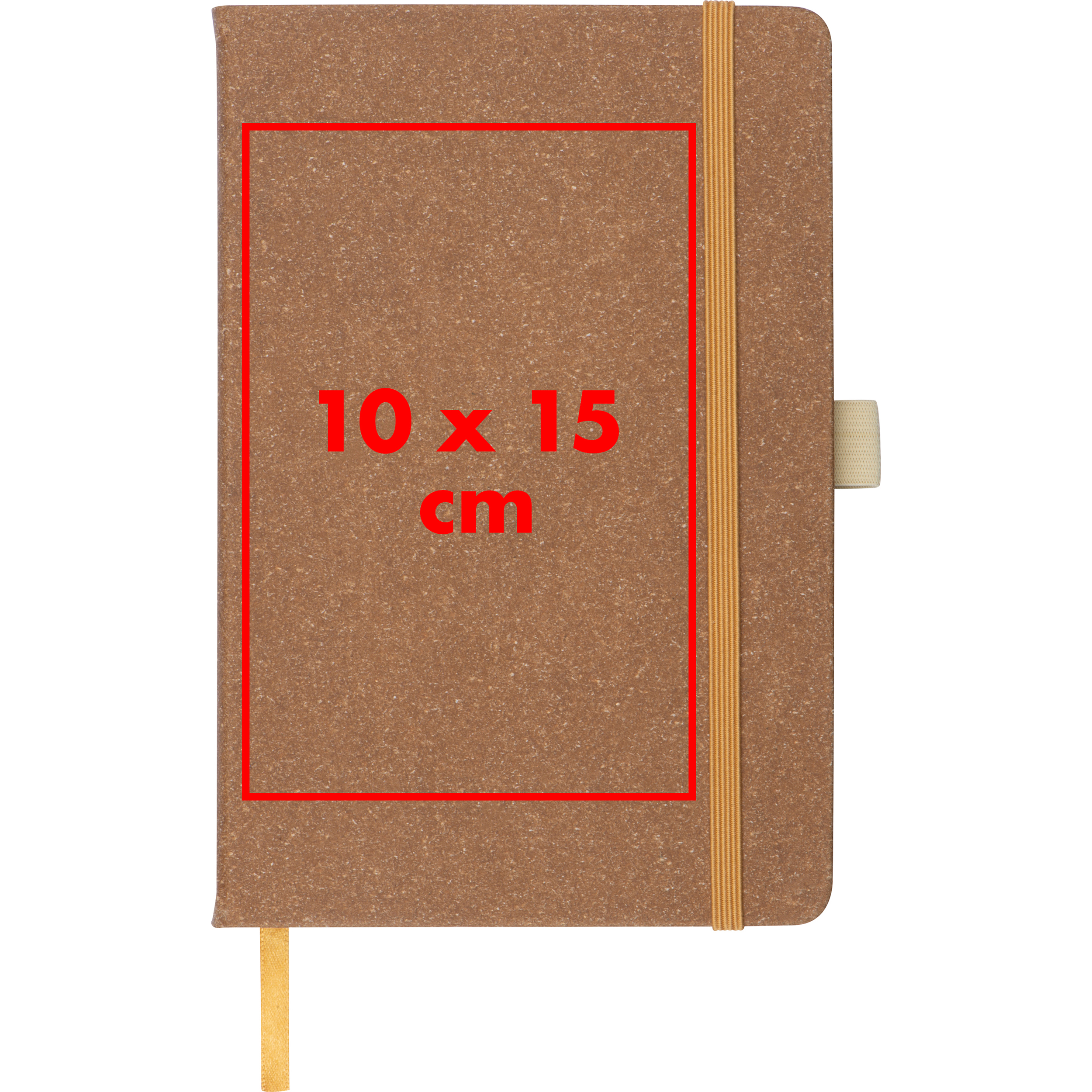 Carnet A5 avec couverture en cuir recyclé TRACY - 5