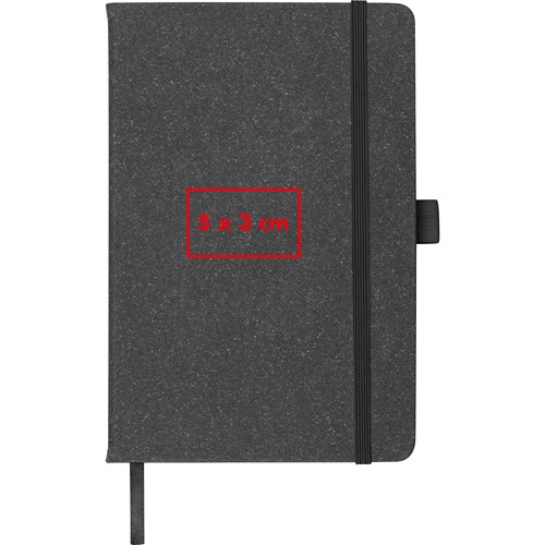 Carnet A5 avec couverture en cuir recyclé TRACY - 4