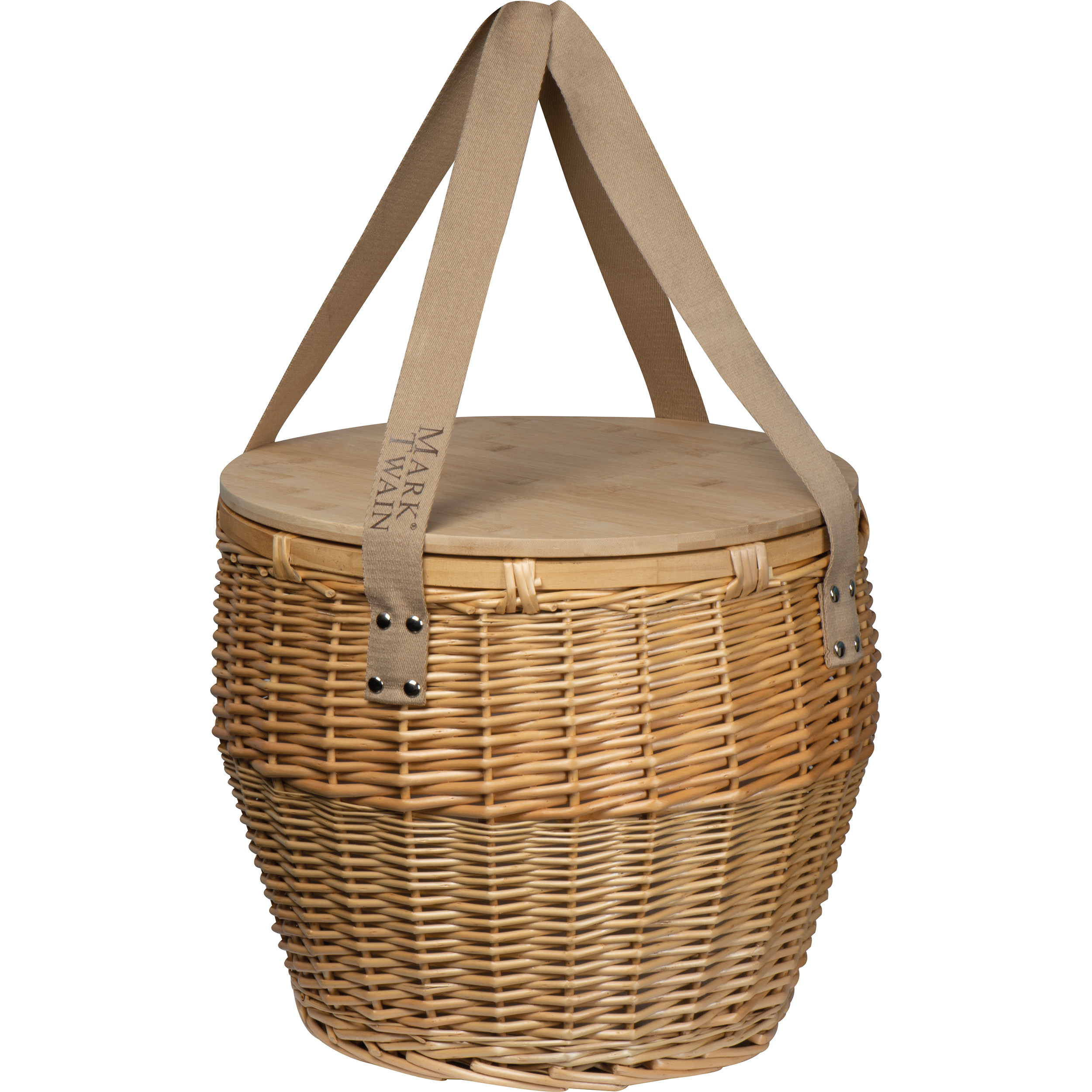 Panier de pique-nique en rotin Mark Twain SONIA - 1