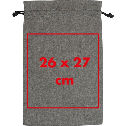 Grand sac à cordon en coton PIUS - 3