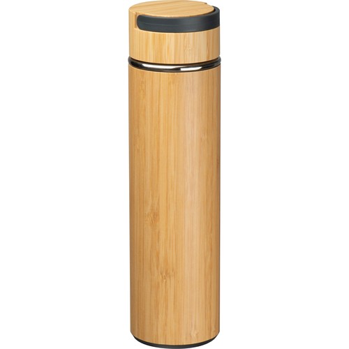 Gourde en acier inoxydable bambou ESTERA - 3