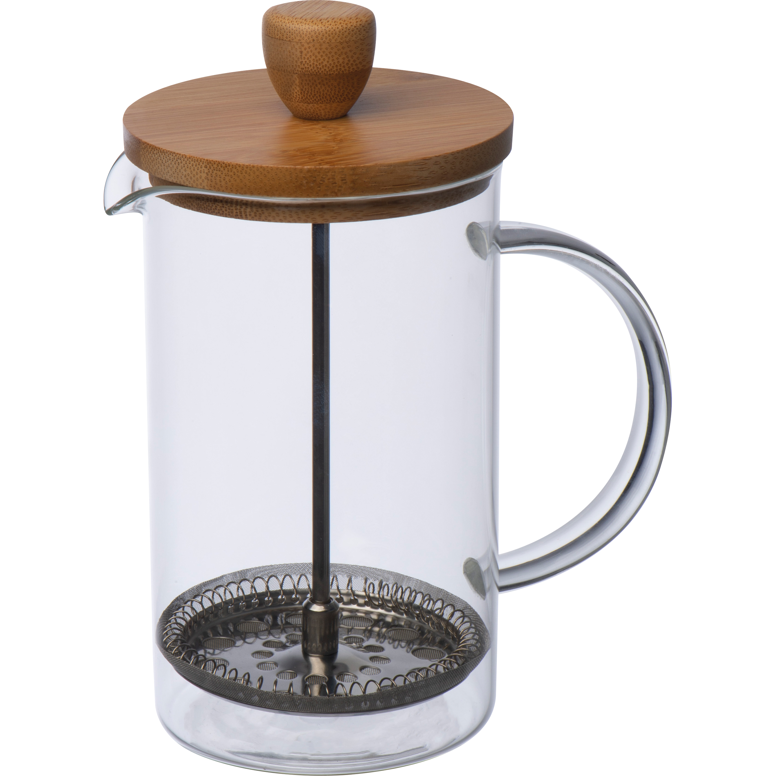 Cafetière avec couvercle en bambou NATHAN - 1