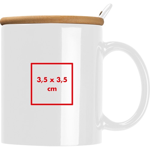 Tasse avec cuillère et couvercle en bambou LOTHAR - 5