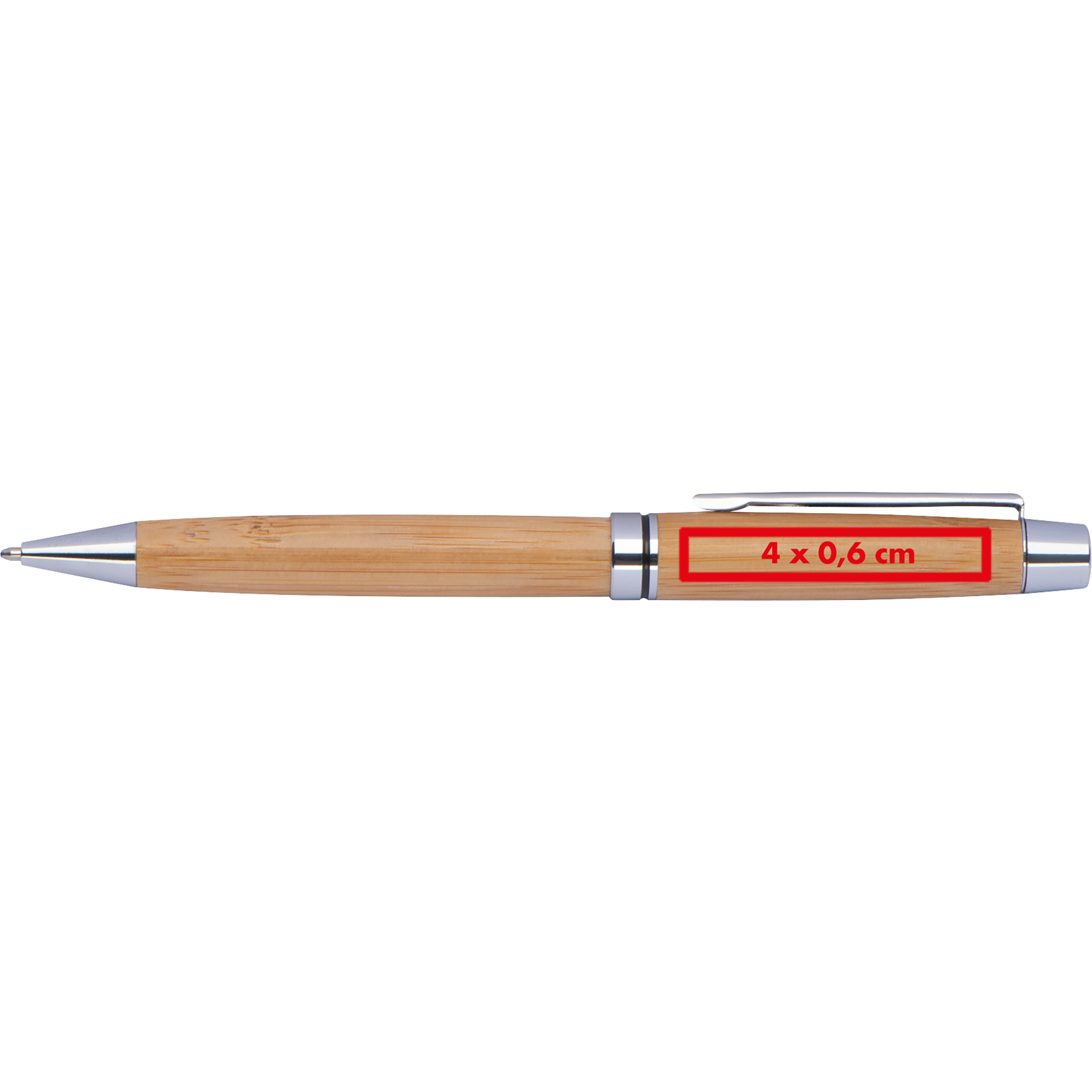 Stylo en bois et métal THELMA - 4