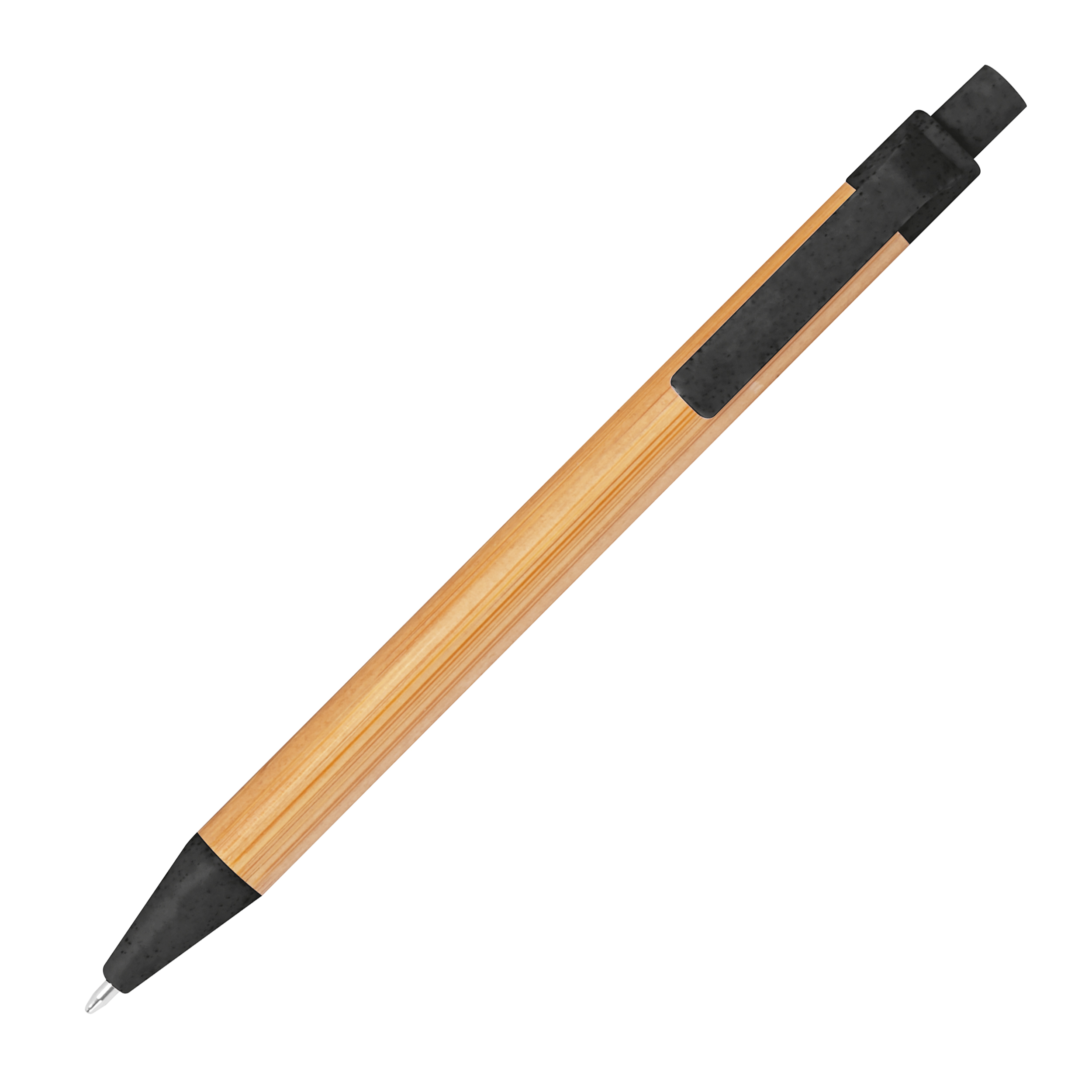 Stylo à bille en paille de blé et bambou FABIANA - 3