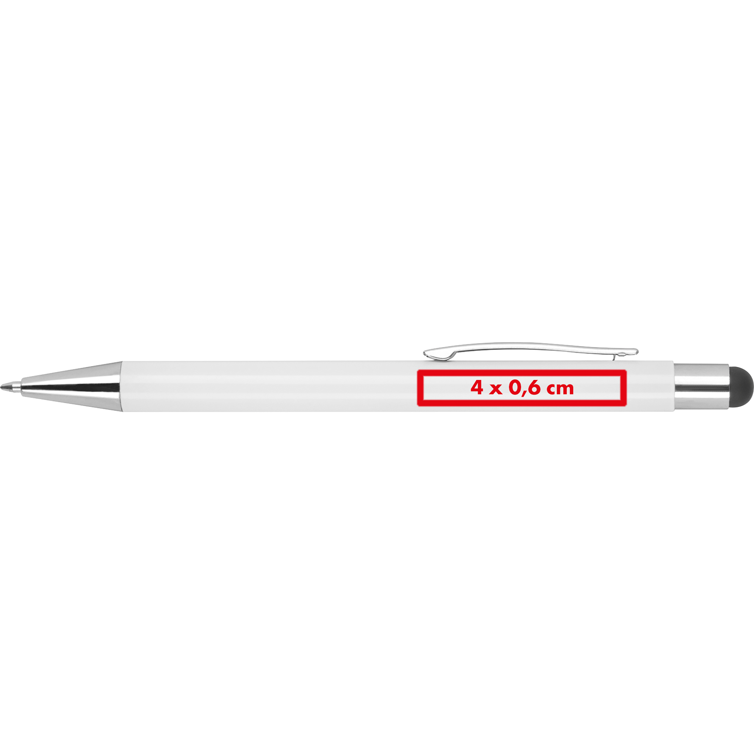 Stylo à bille rétractable en aluminium JEAN - 4