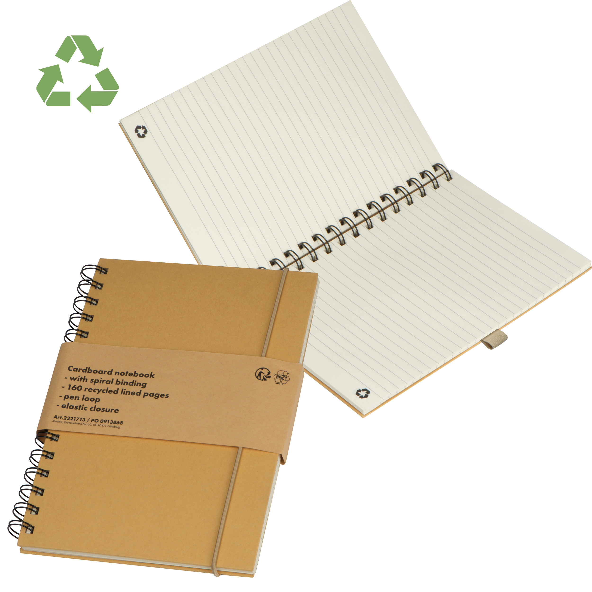 Carnet de notes en carton ALINA - 1