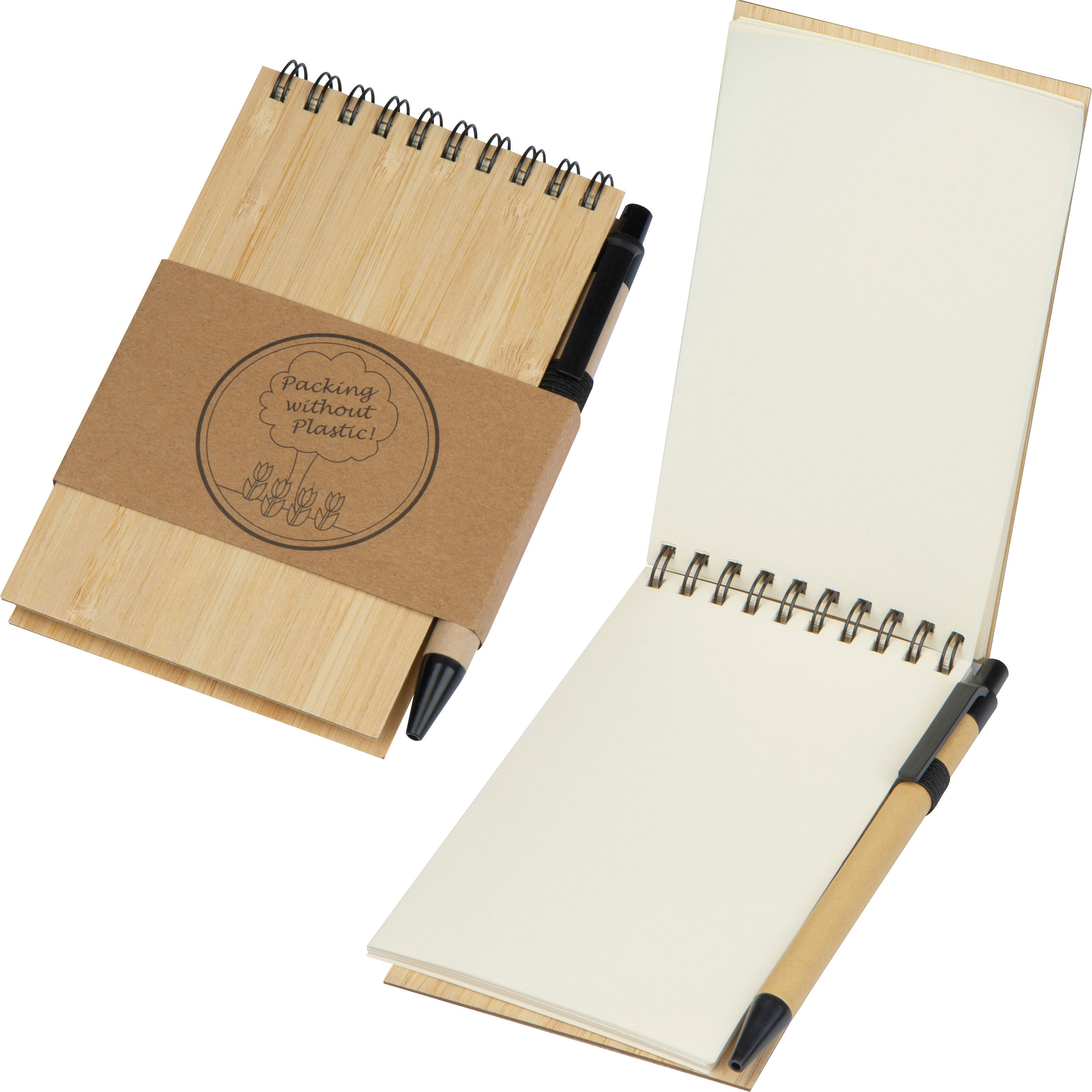 Carnet de notes en bambou ELSA - 1