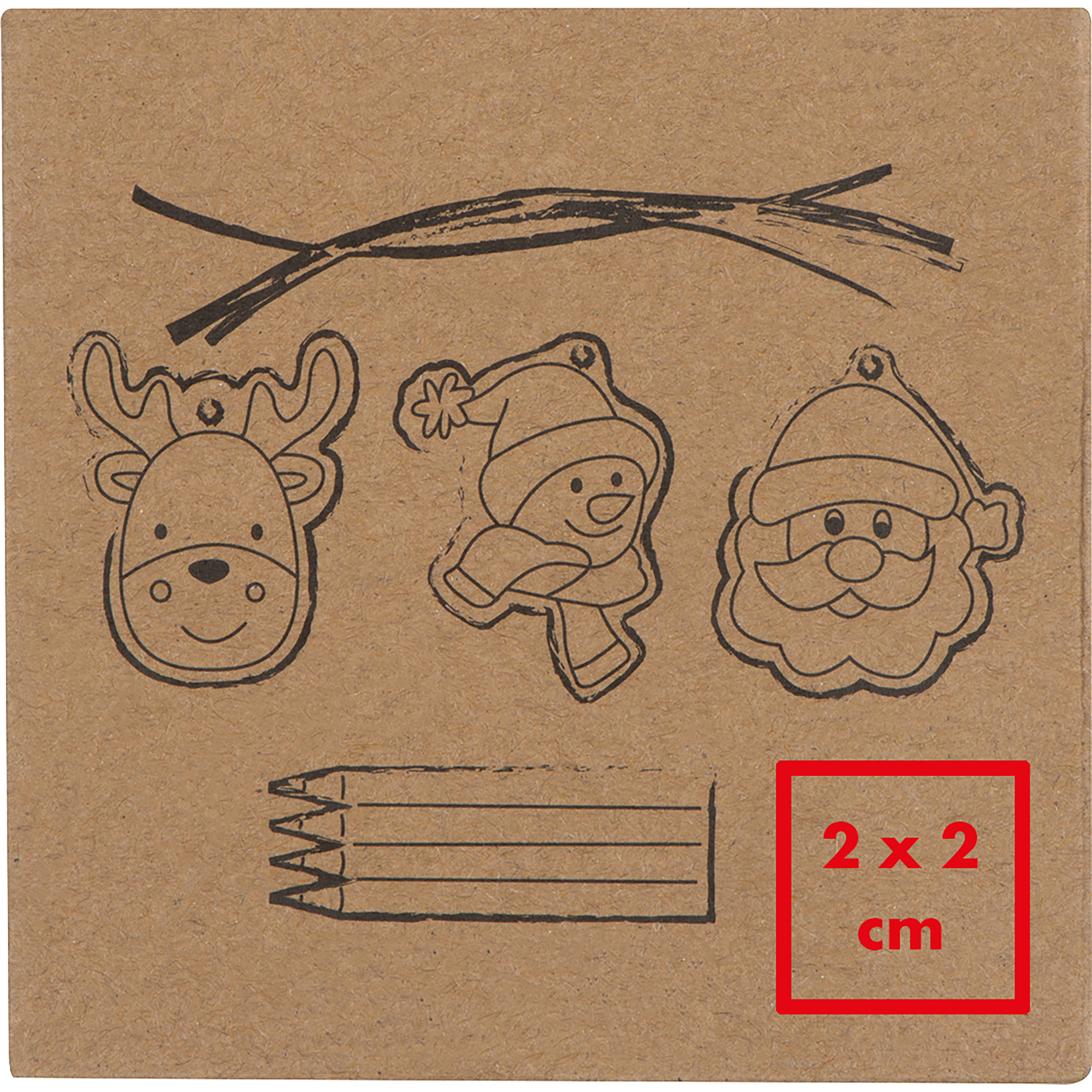 Set de peinture pendentif sapin de Noël PABLO - 4