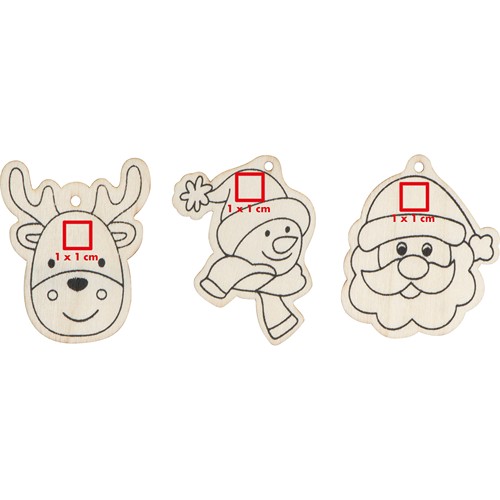 Set de peinture pendentif sapin de Noël PABLO - 5