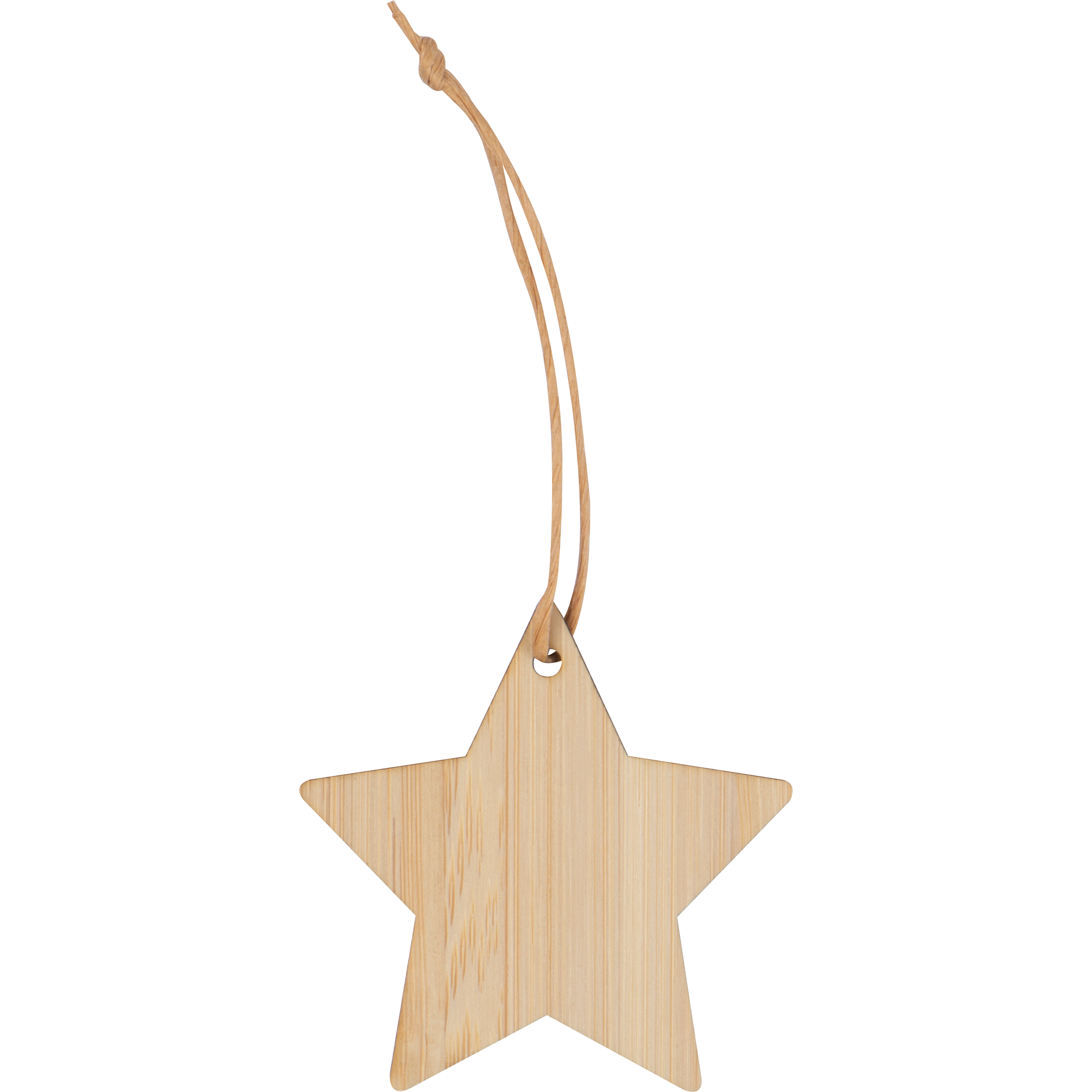 Pendentif étoile en bambou BRANDON - 2