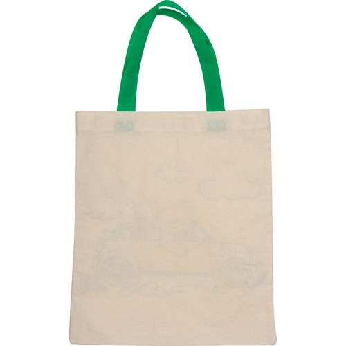 Sac en coton avec crayons OLIVE - 3