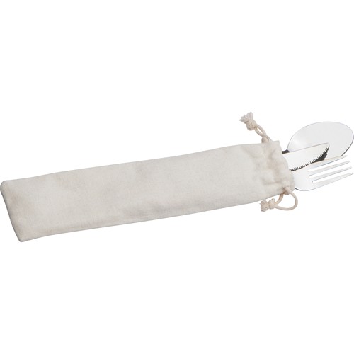Set de couverts dans une pochette en coton NIKODEM - 1