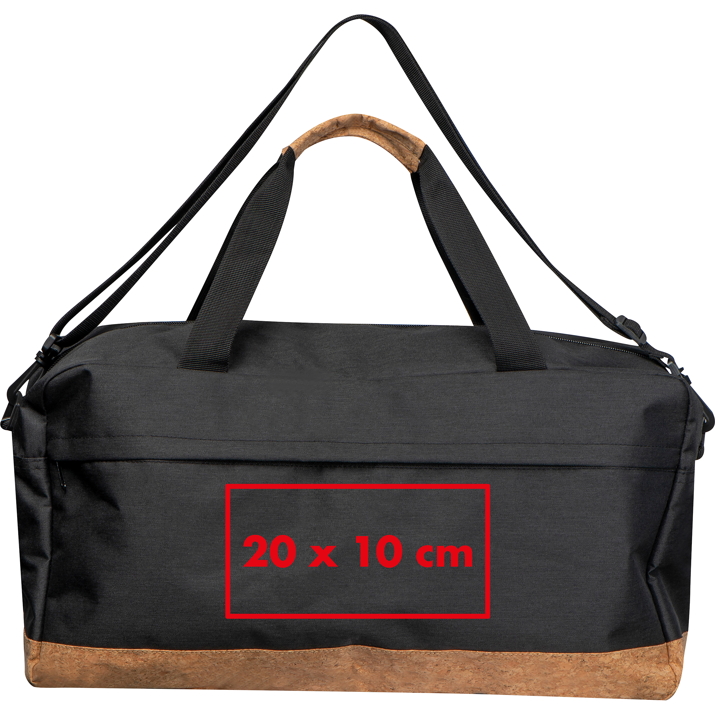 Sac de sport en RPET avec fond en liège NIGEL - 4