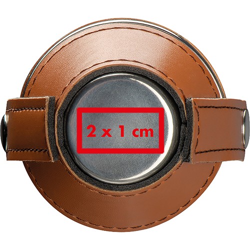 Flasque en acier inoxydable avec 2 pinces FILIPINA - 5