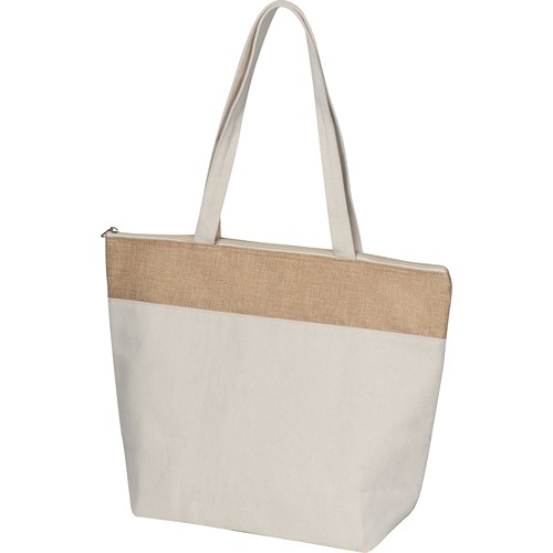 Sac isotherme en coton et jute CARMELA - 2