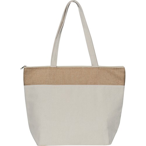 Sac isotherme en coton et jute CARMELA - 3