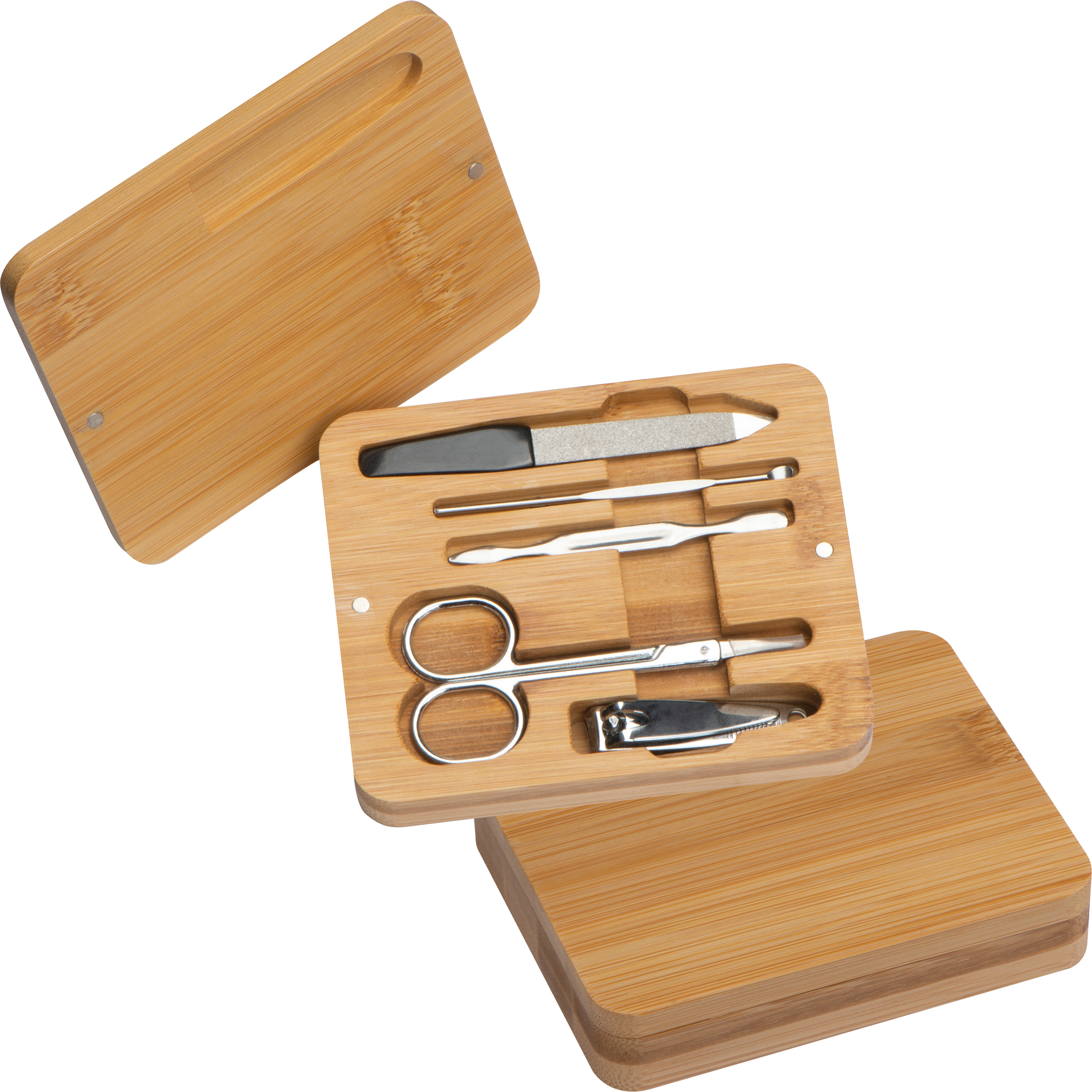 Set de manucure dans un étui en bambou CANDACE - 1