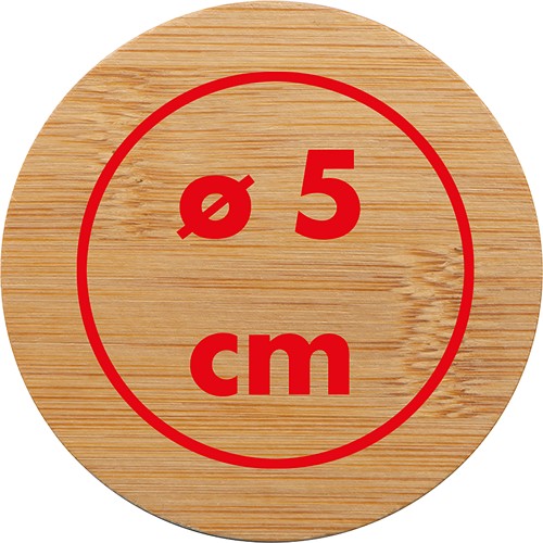 Miroir de maquillage en bambou LONGIN - 4