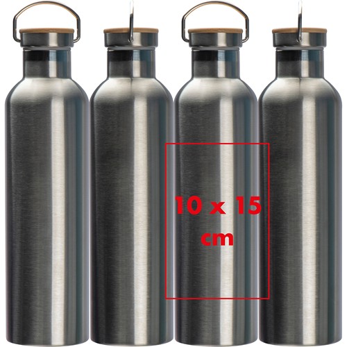 Bouteille isotherme à double paroi en acier inoxydable JEROME - 5