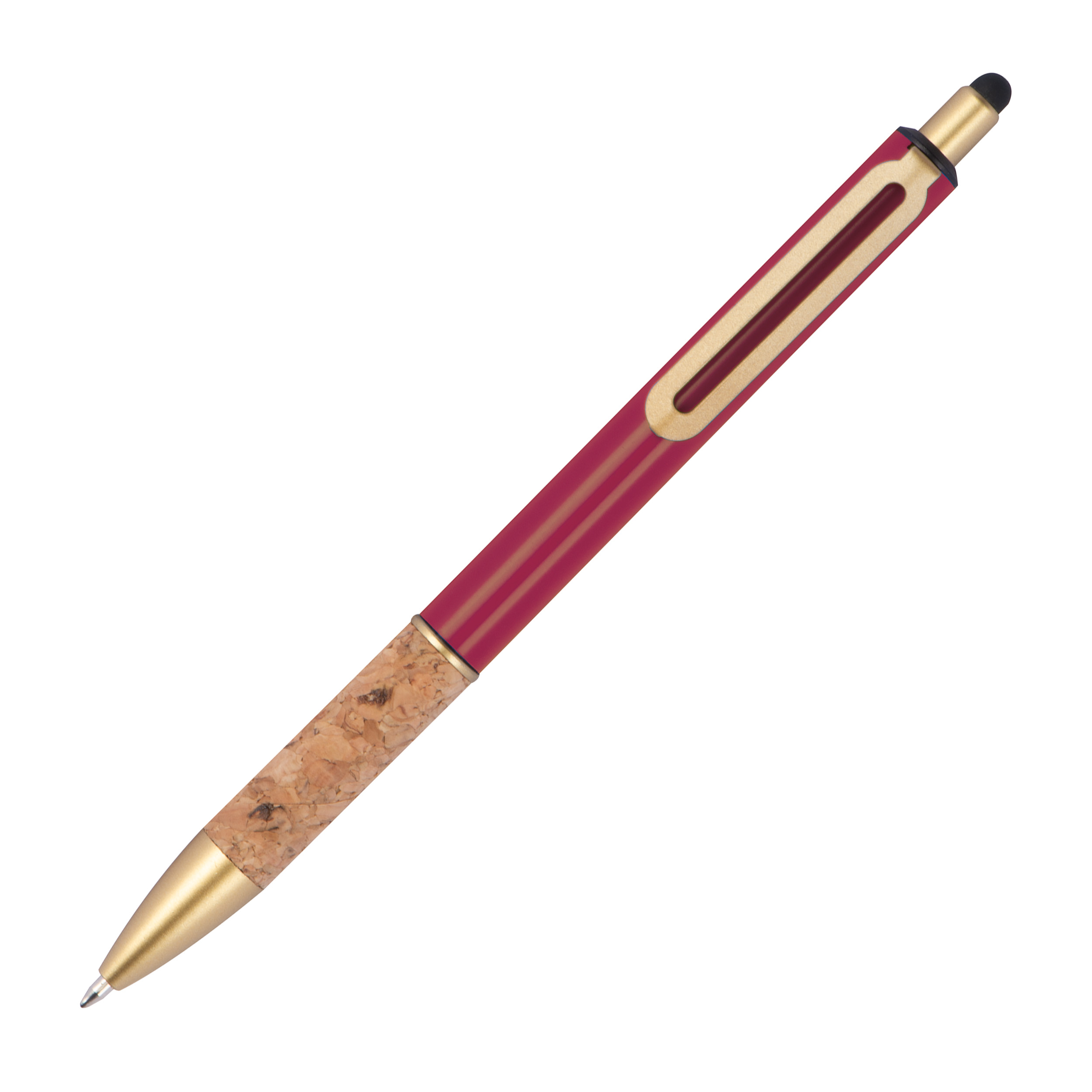 Stylo à bille avec grip en liège MARIAN - 3