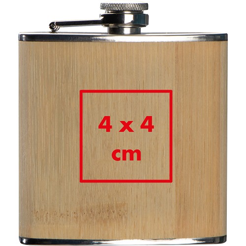 Flasque avec revêtement en bambou OSWALD - 4