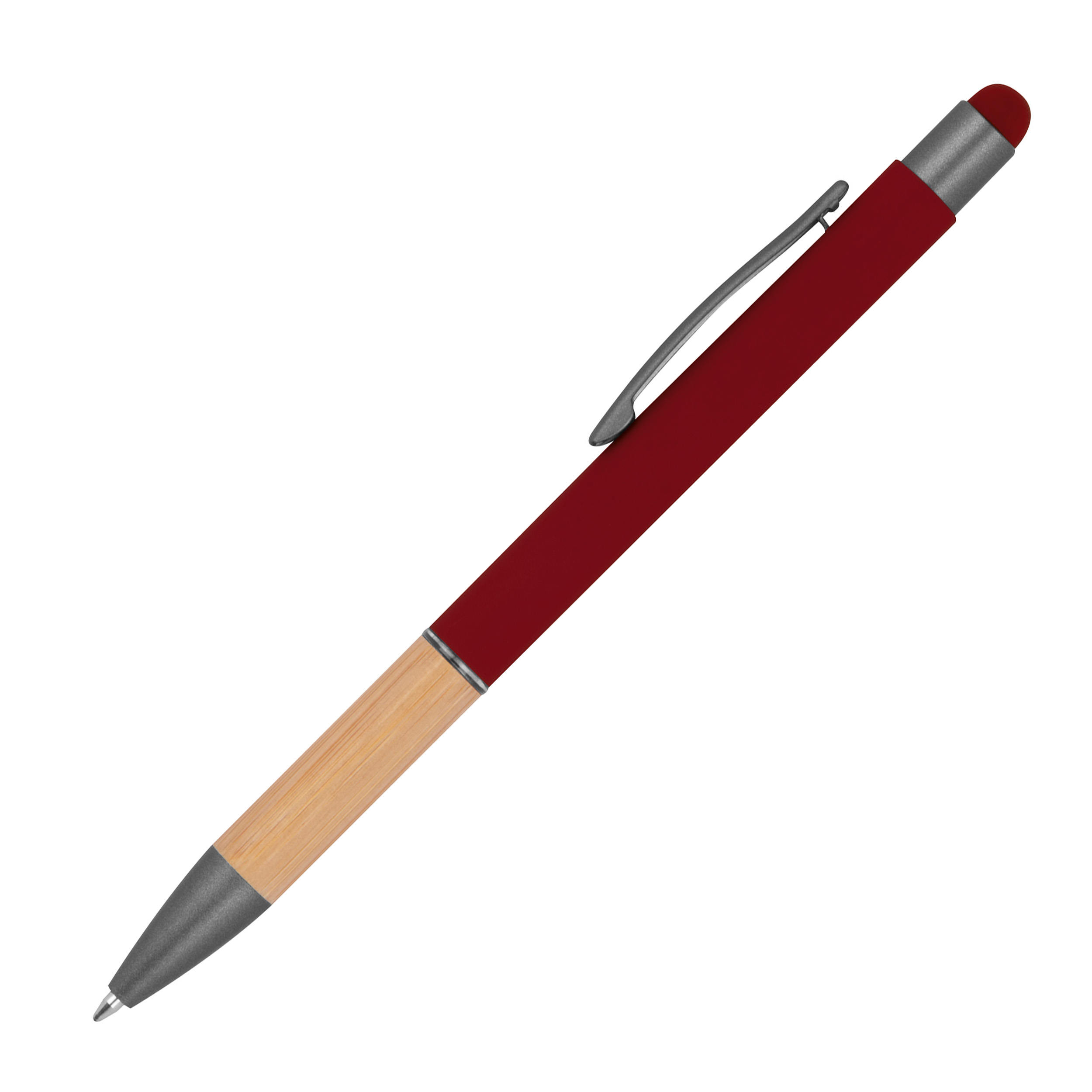 Stylo en aluminium et bambou BRYGIDA - 2