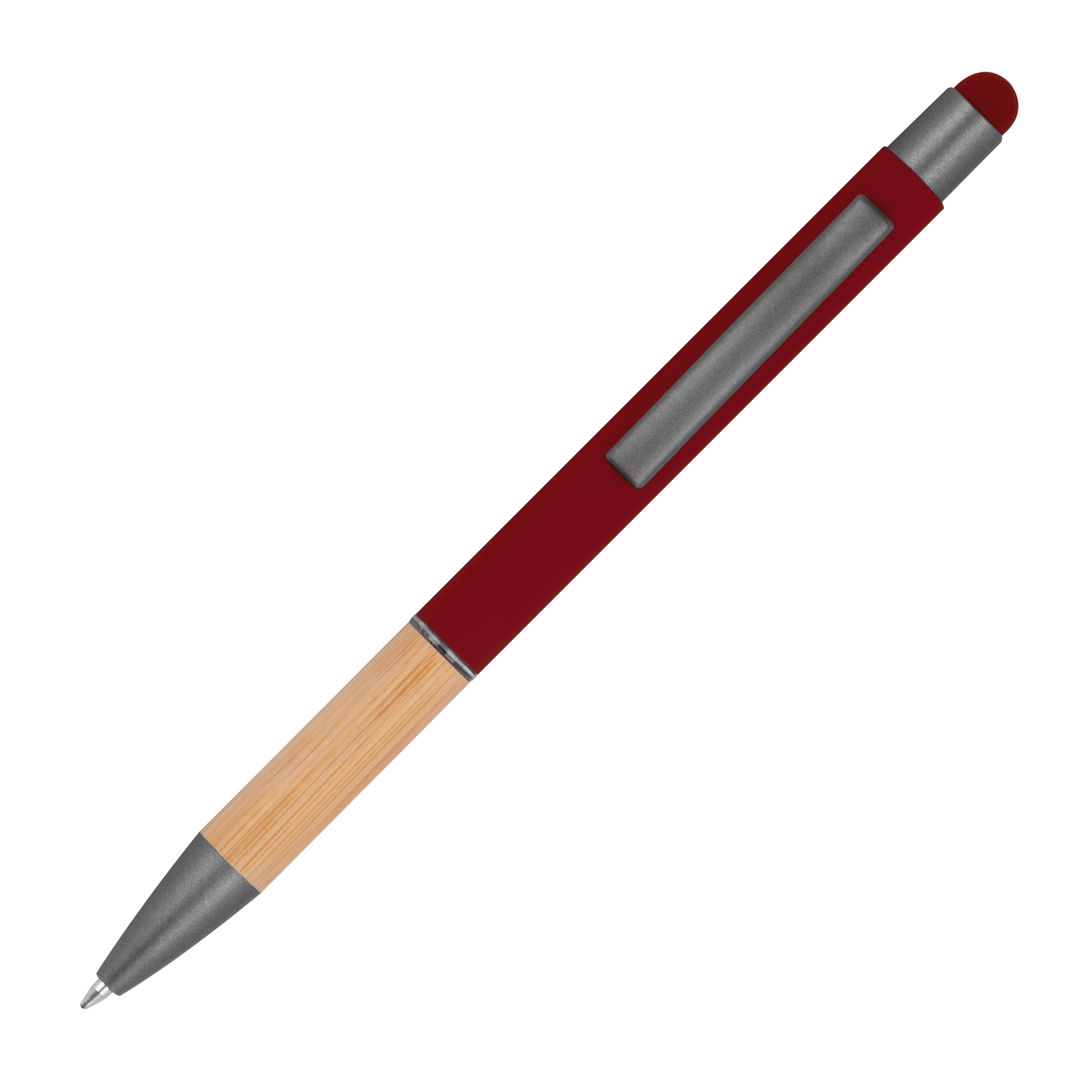 Stylo en aluminium et bambou BRYGIDA - 3