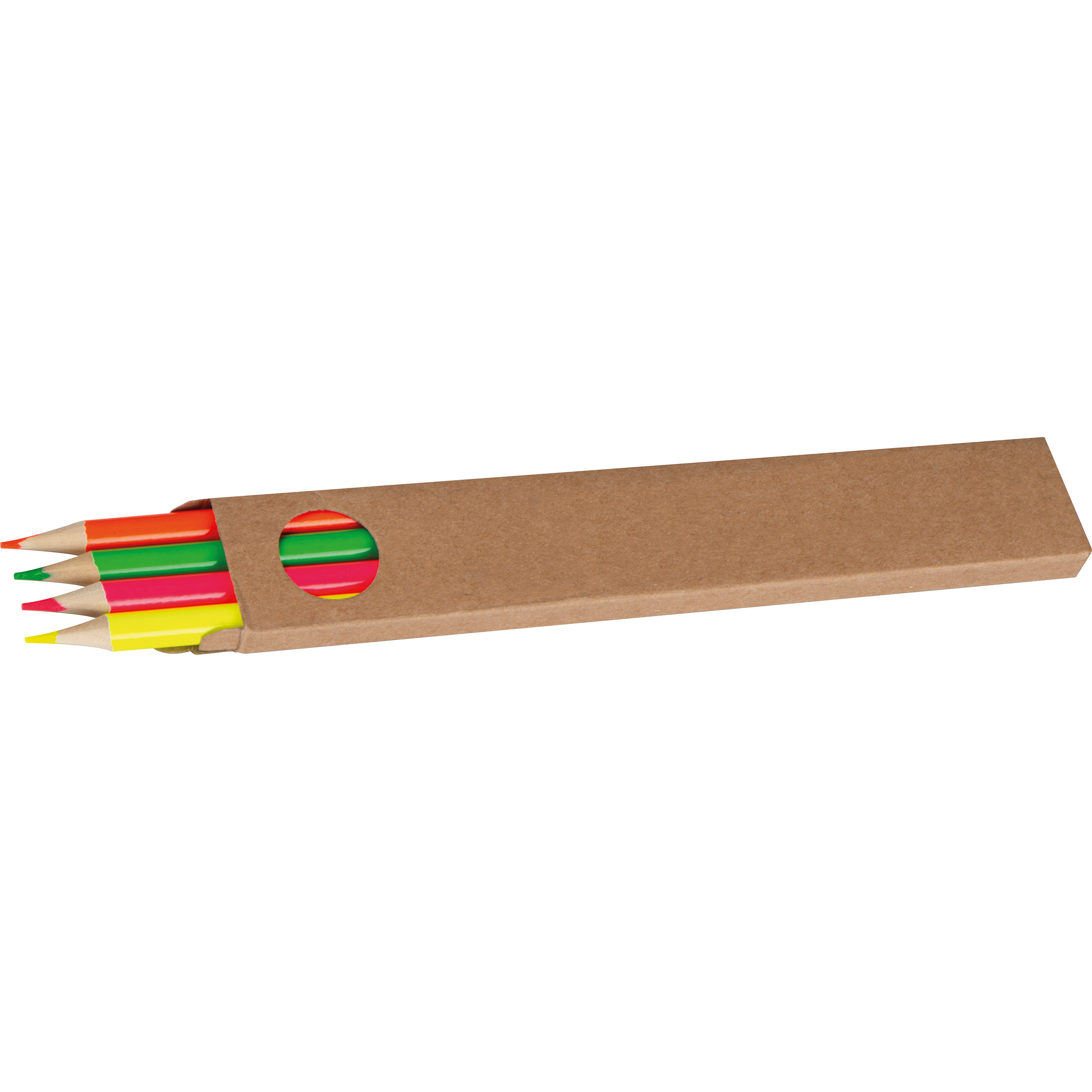 Set de surligneurs néon et crayons de couleur ASHLEY - 1