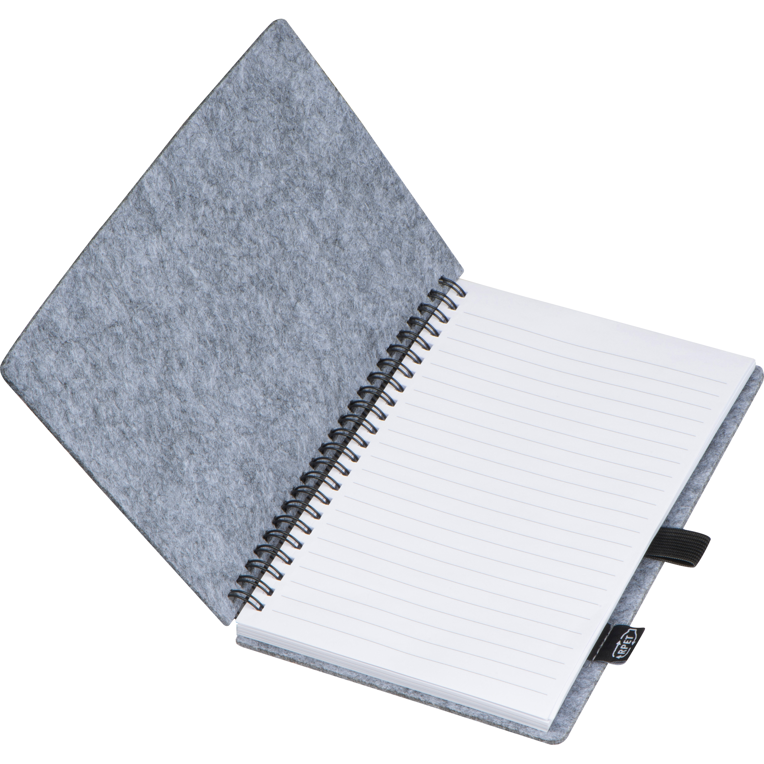 Carnet en feutrine RPET BRENDA - 3
