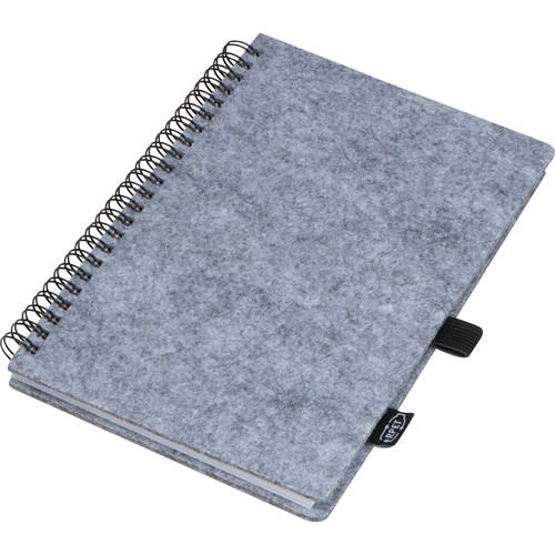 Carnet en feutrine RPET BRENDA - 2