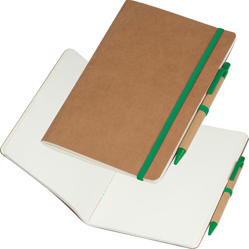 Cahier A5 avec stylo à bille CHLOE - 1