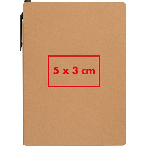 Carnet avec stylo à bille et notes adhésives LORRAINE - 4