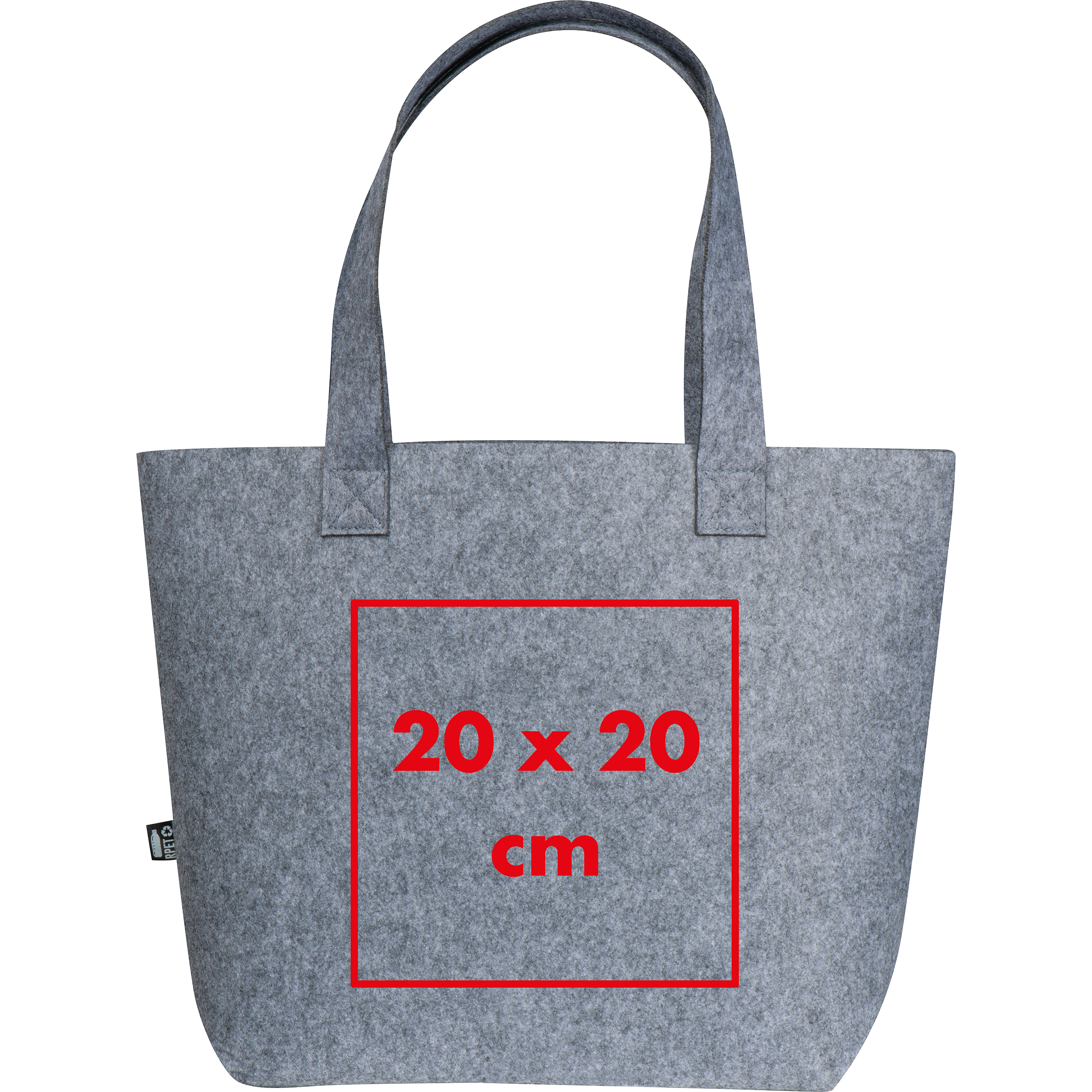 Shopper en feutrine RPET DONATELLA - 4