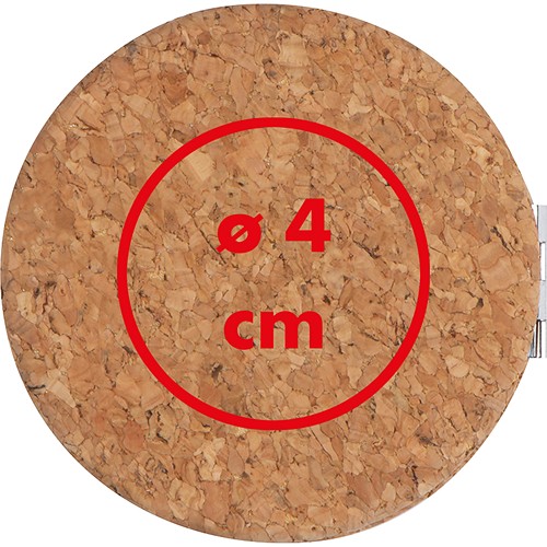 Miroir de poche en liège ORNELLA - 4