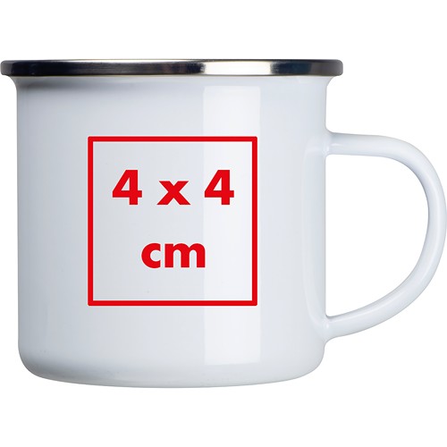 Tasse en émail rétro LUCAS - 5