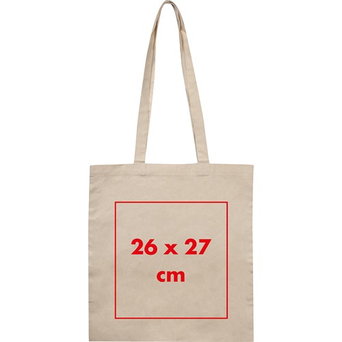 Sac en coton avec anses longues 180g/m GIULIA - 3