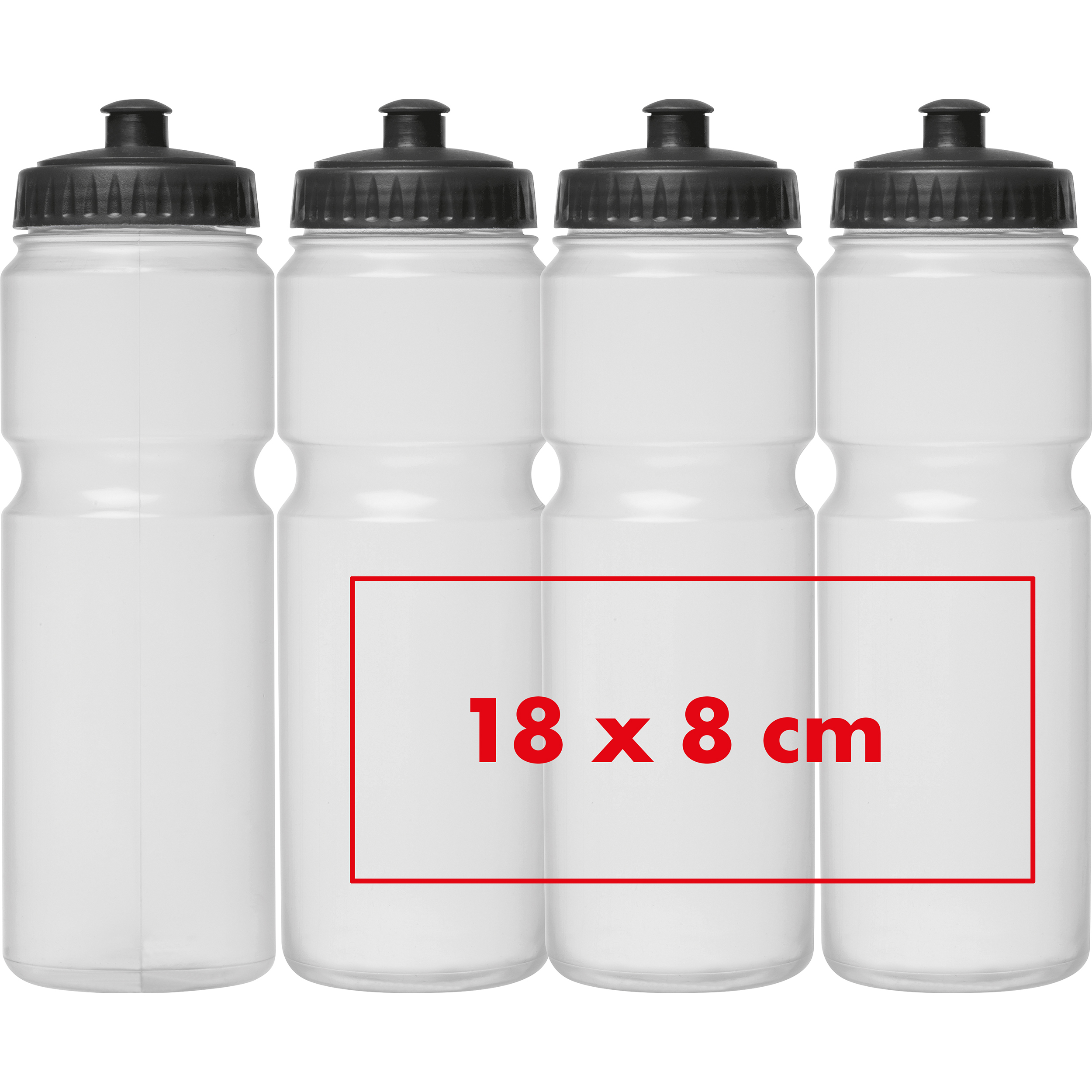 Gourde sport transparente 750 ml DARIA - 4