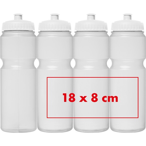 Gourde sport transparente 750 ml DARIA - 4