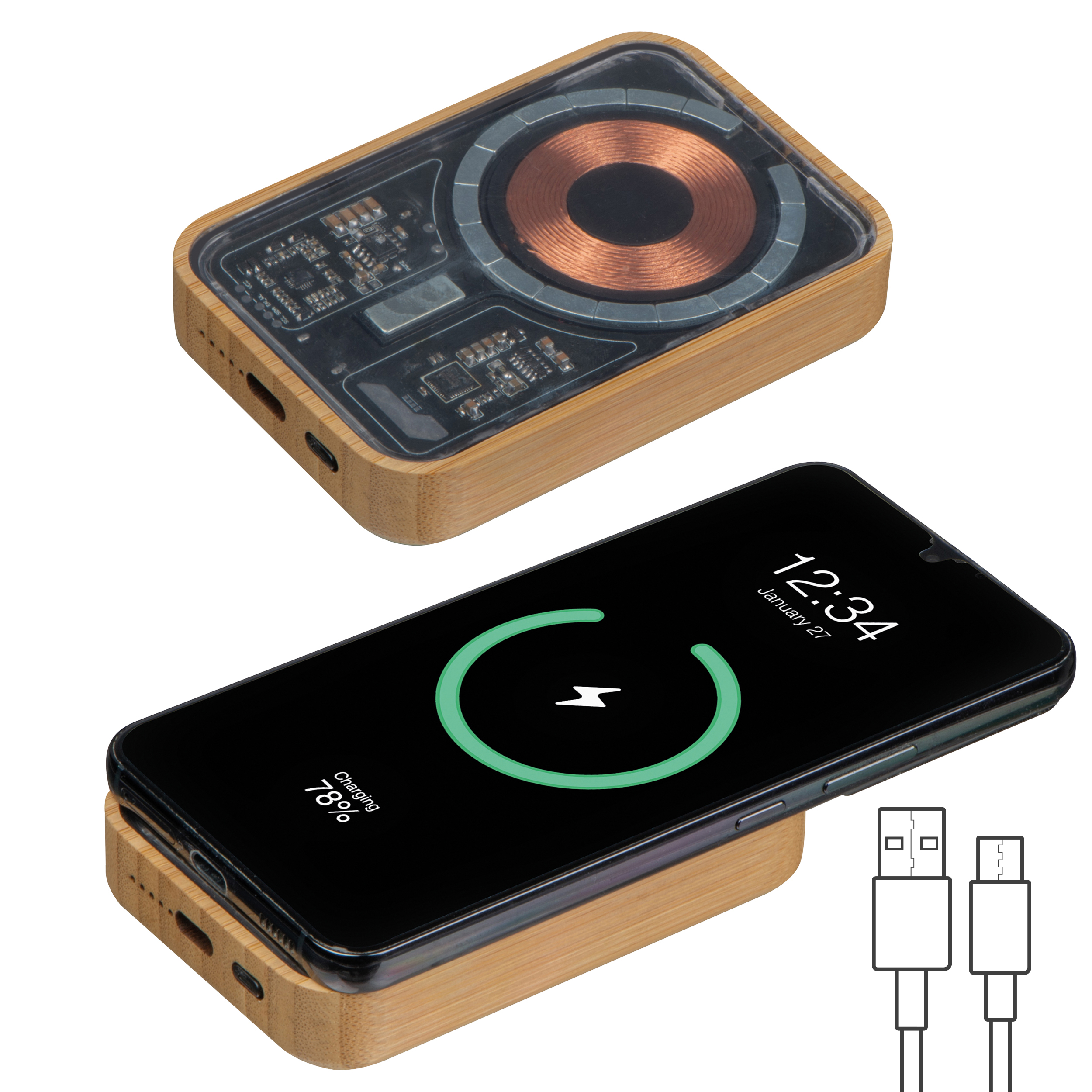 Chargeur magnétique 5 000 mAh CONSTANCE - 1