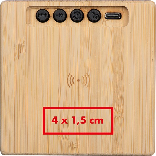 Haut-parleur en bambou JUAN - 5