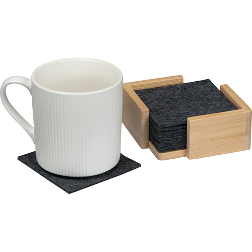 10 dessous de verre en feutrine CELESTE - 3