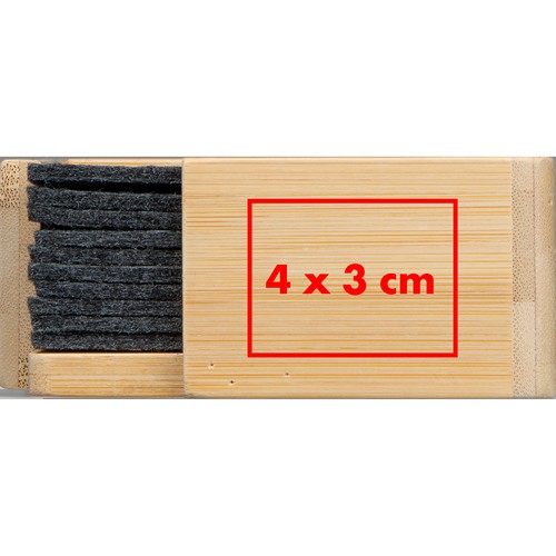 10 dessous de verre en feutrine CELESTE - 4