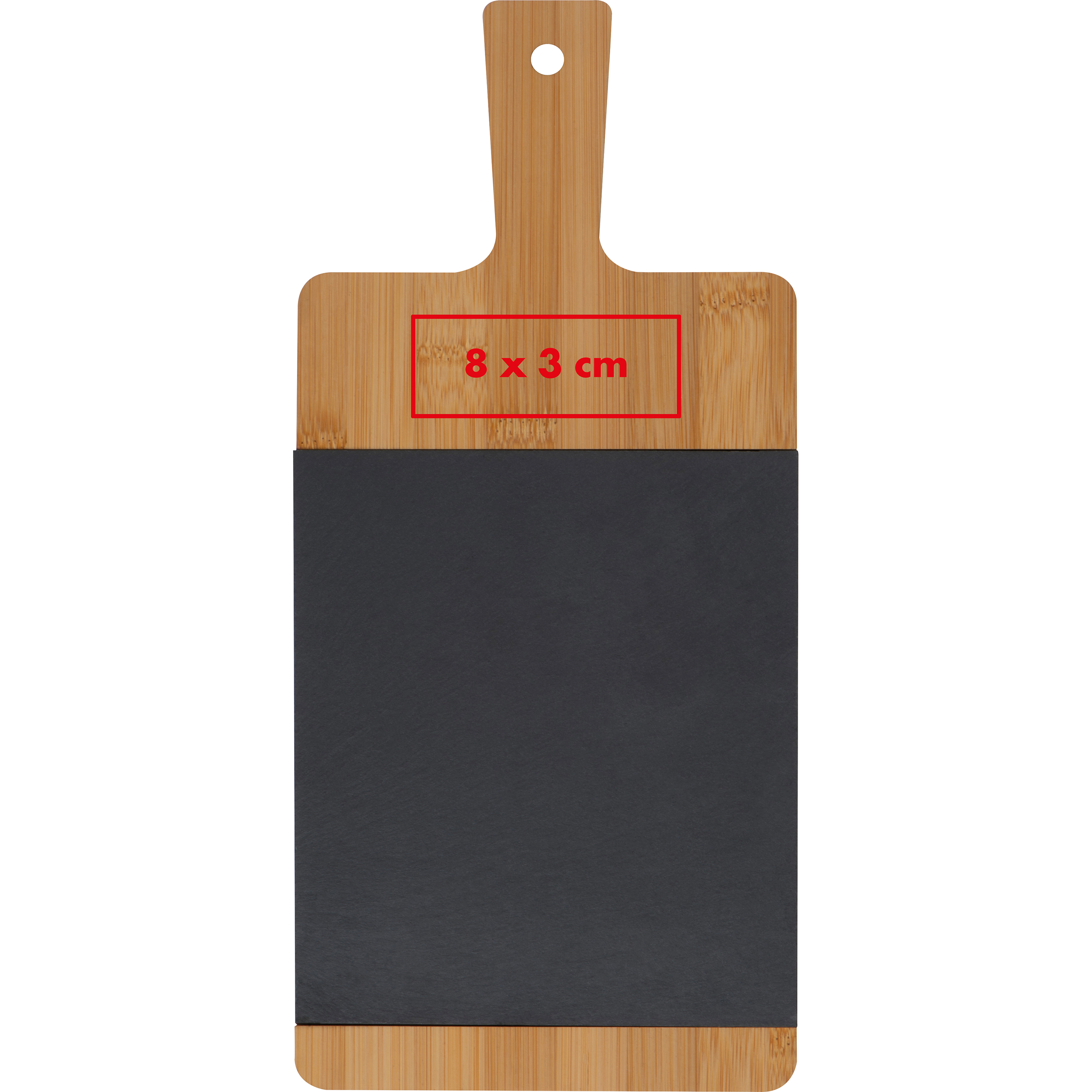 Planche en bambou avec insert en ardoise GEMMA - 4