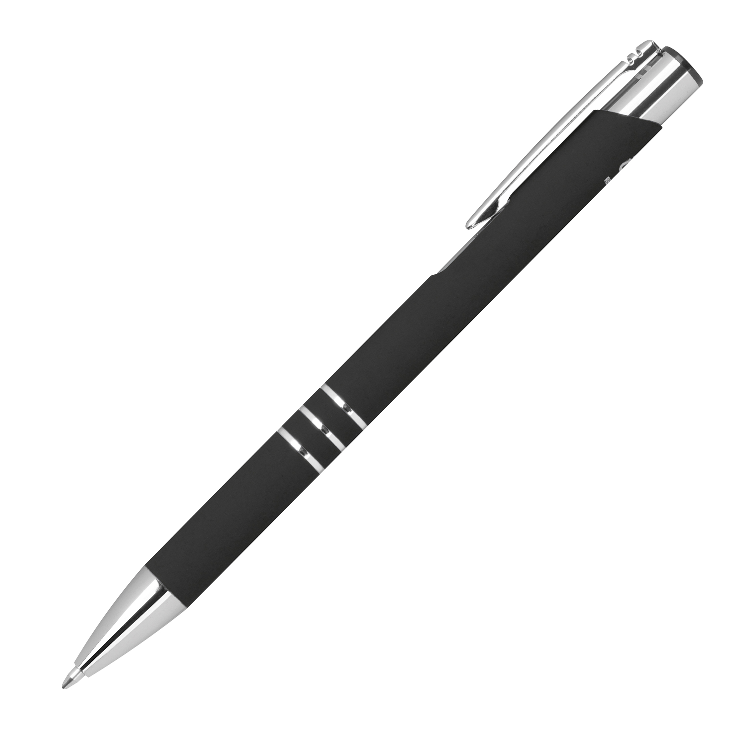 Stylo à bille avec surface caoutchoutée CONSTANZE - 2