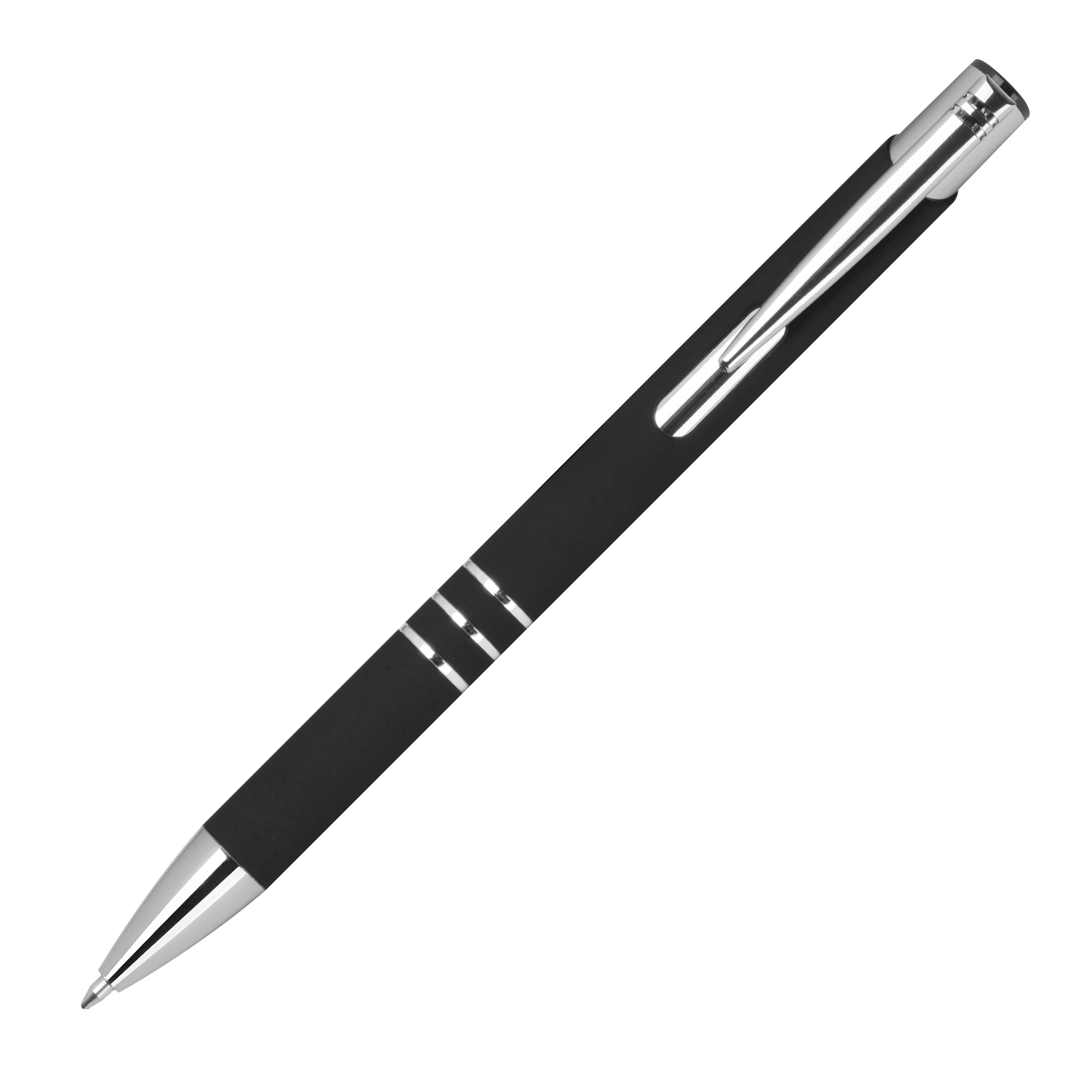 Stylo à bille avec surface caoutchoutée CONSTANZE - 3