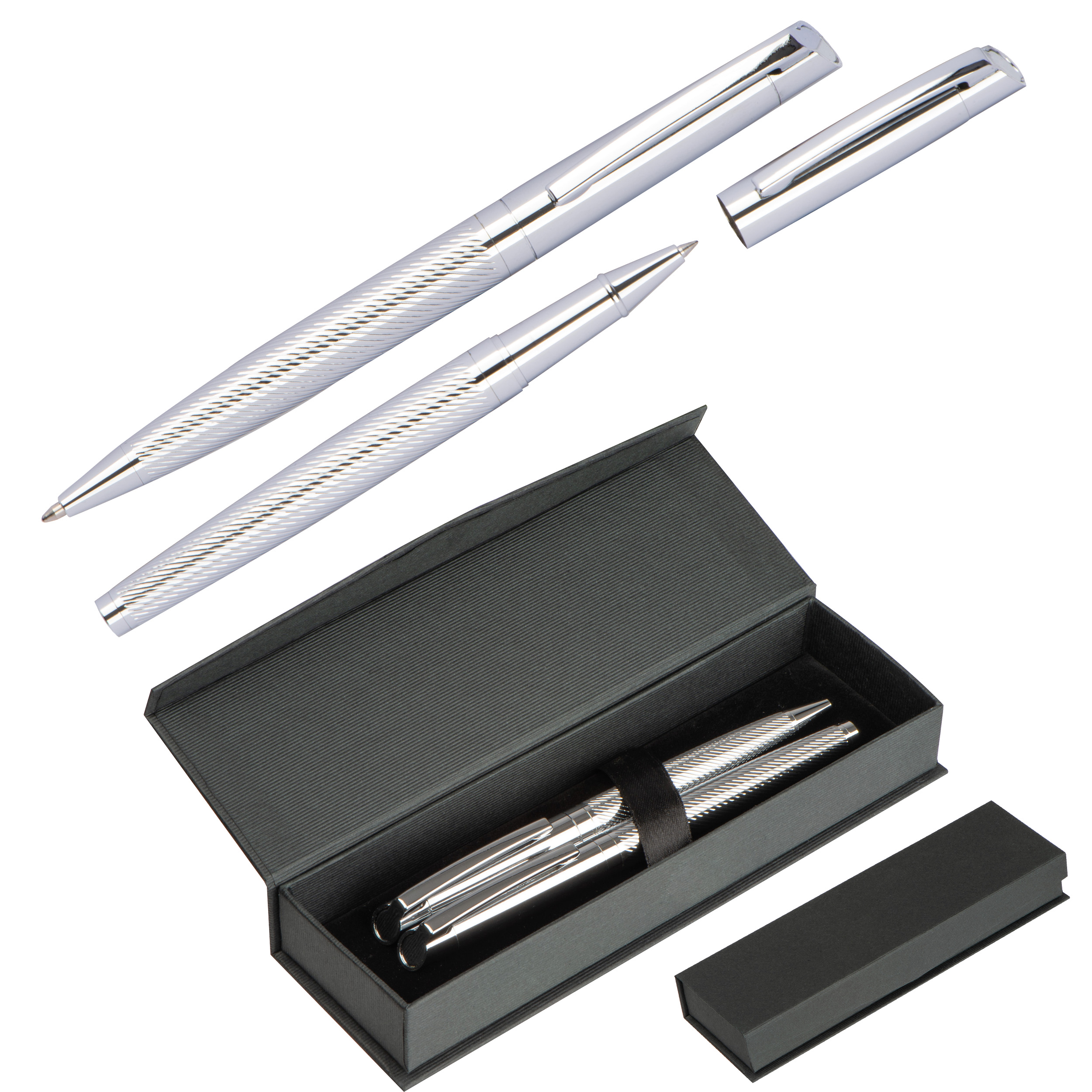 Set de stylos en métal BERNARD - 1